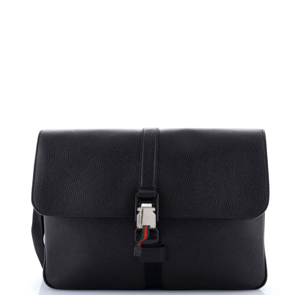 Gucci Web Buckle Wristlet Briefcase #198946G96B